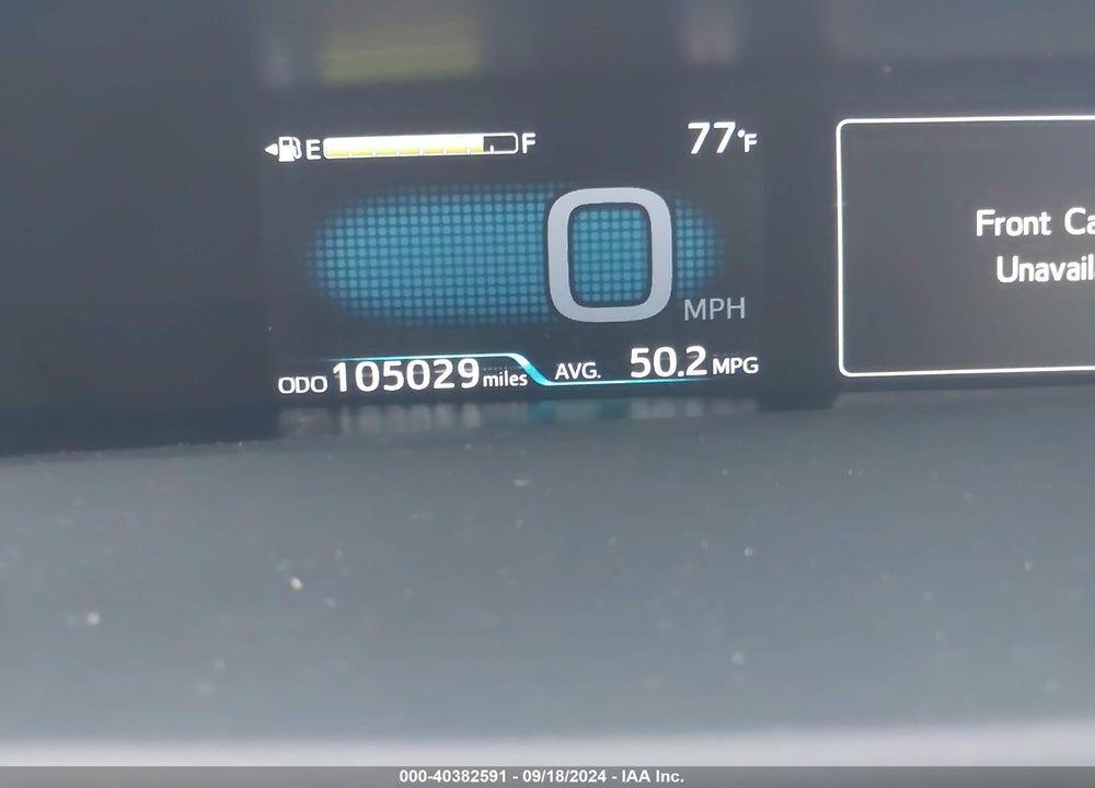 2019 TOYOTA PRIUS LE VIN: JTDKARFU7K3080077