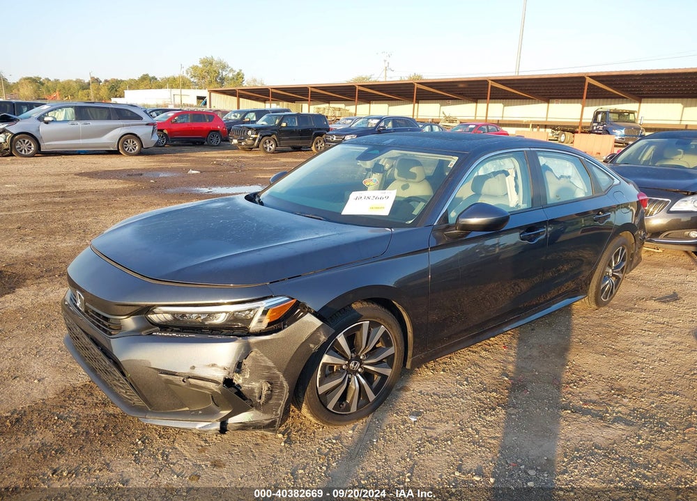 2022 HONDA CIVIC EX VIN: 2HGFE1F7XNH315155