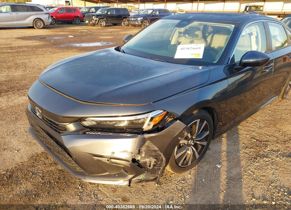 2022 HONDA CIVIC EX VIN: 2HGFE1F7XNH315155