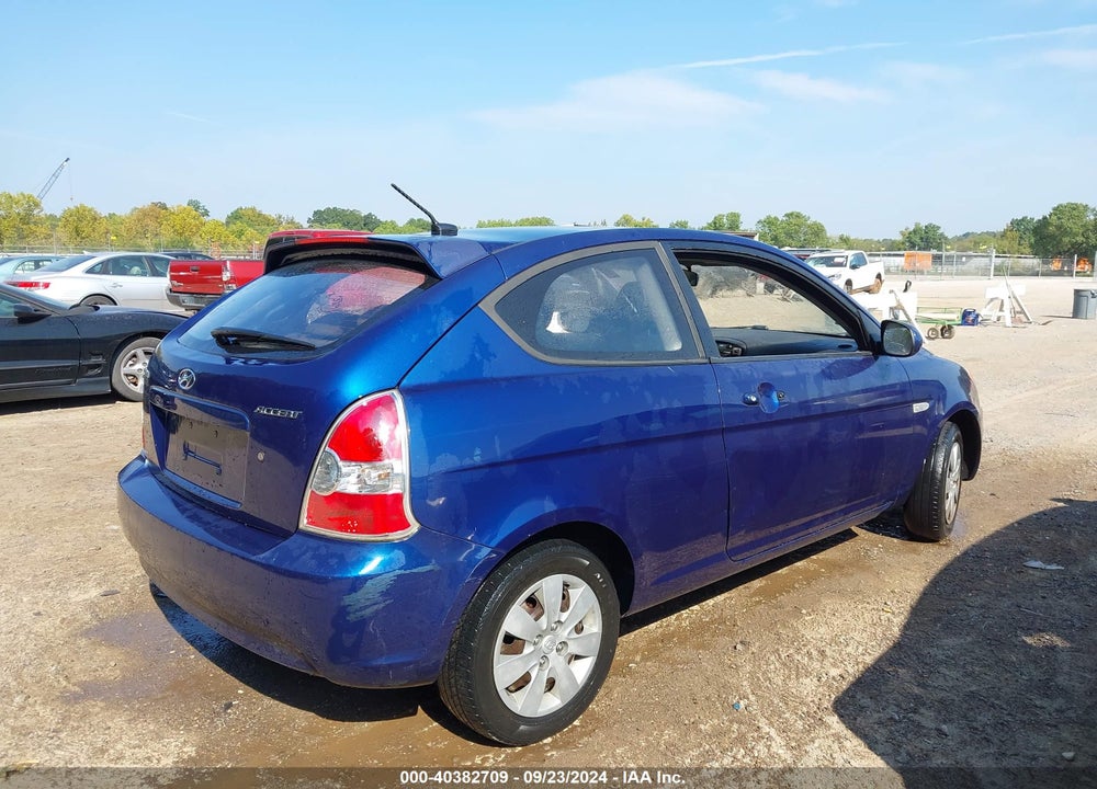 2010 HYUNDAI ACCENT GS VIN: KMHCM3AC1AU179358