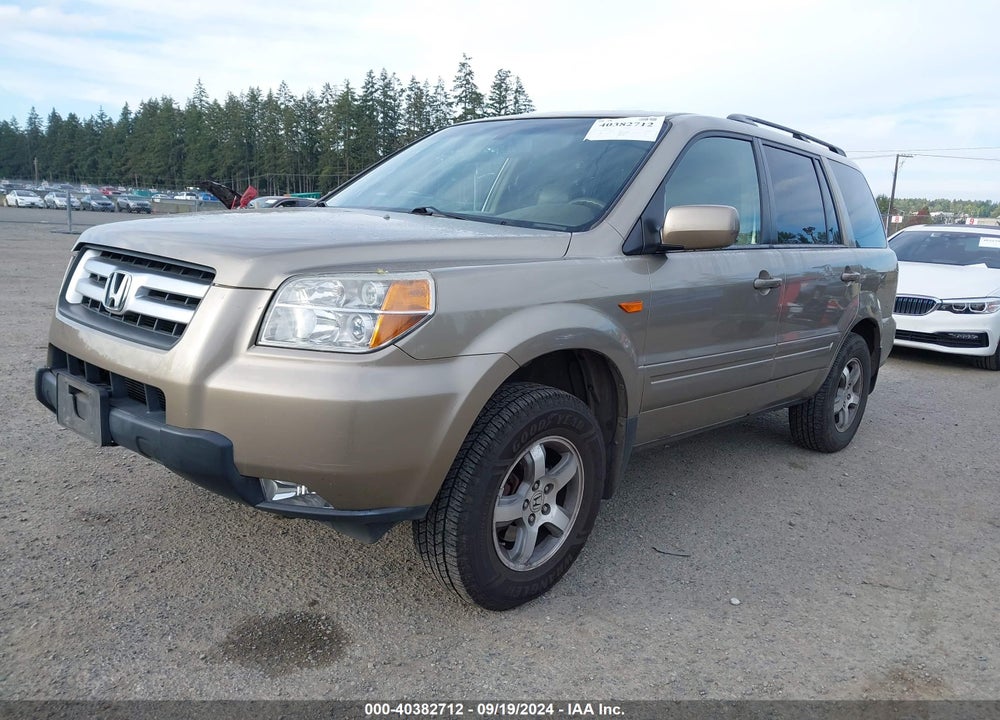 2008 HONDA PILOT EX-L VIN: 5FNYF18568B041947