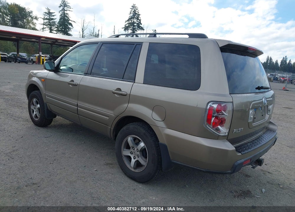 2008 HONDA PILOT EX-L VIN: 5FNYF18568B041947