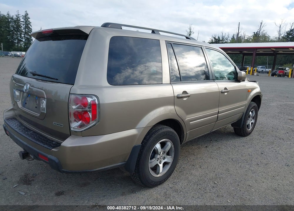 2008 HONDA PILOT EX-L VIN: 5FNYF18568B041947