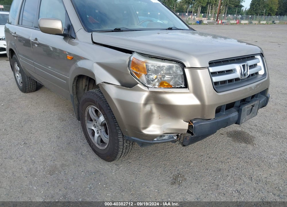 2008 HONDA PILOT EX-L VIN: 5FNYF18568B041947