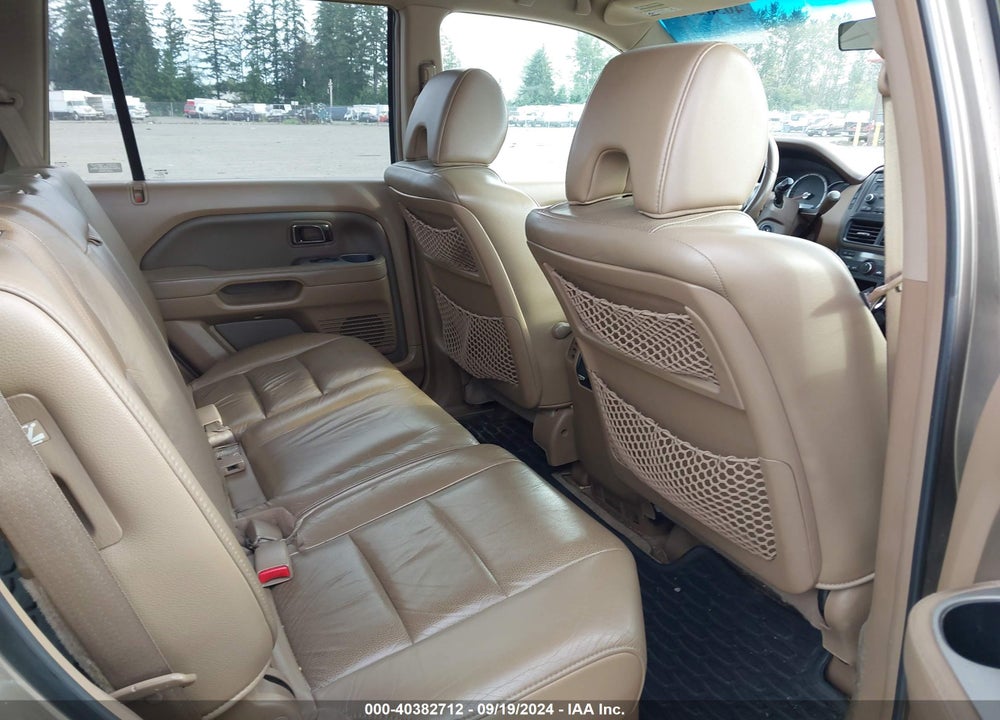2008 HONDA PILOT EX-L VIN: 5FNYF18568B041947