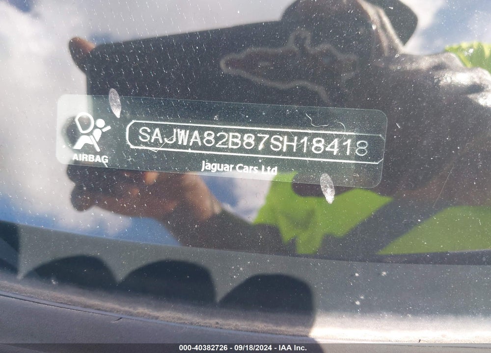 2007 JAGUAR XJ VANDEN PLAS VIN: SAJWA82B87SH18418