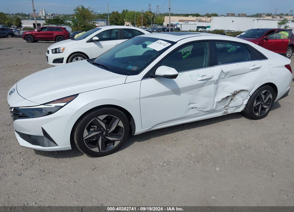 2021 HYUNDAI ELANTRA SEL VIN: 5NPLN4AG4MH043699