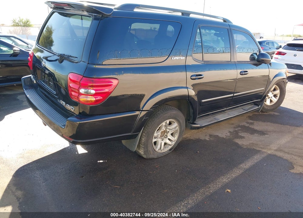2004 TOYOTA SEQUOIA LIMITED V8 VIN: 5TDBT48A44S226226