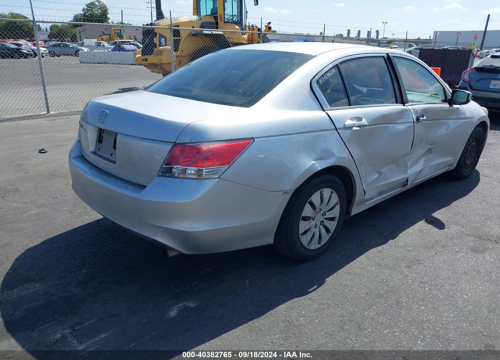 2010 HONDA ACCORD 2.4 LX VIN: 1HGCP2F30AA105219