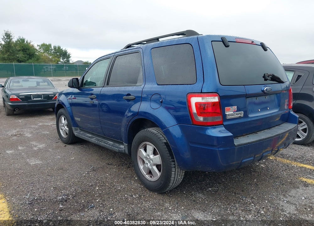 2008 FORD ESCAPE XLT VIN: 1FMCU03Z68KD77522