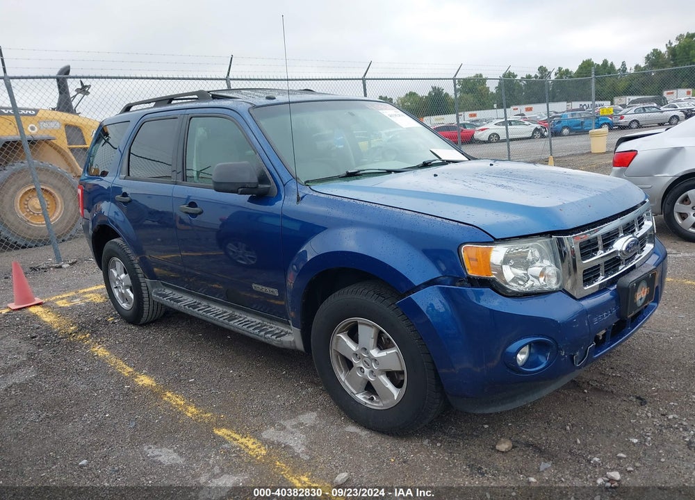 2008 FORD ESCAPE XLT VIN: 1FMCU03Z68KD77522