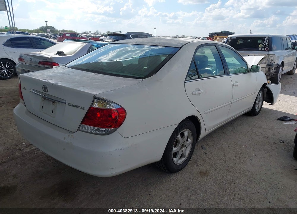 2005 TOYOTA CAMRY LE VIN: 4T1BE30K35U585536
