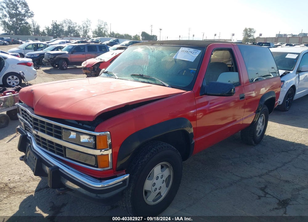 1993 CHEVROLET BLAZER K1500 VIN: 1GNEK18K9PJ330467