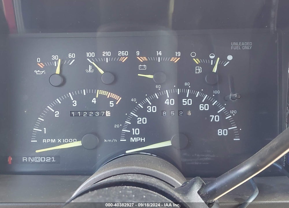 1993 CHEVROLET BLAZER K1500 VIN: 1GNEK18K9PJ330467
