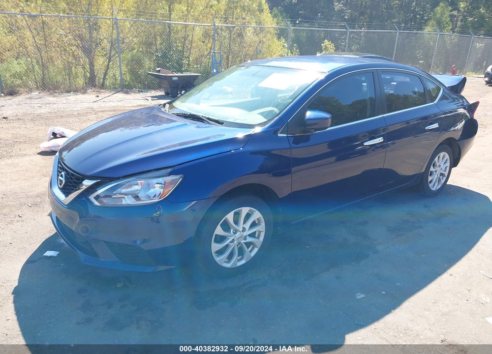 2018 NISSAN SENTRA SV VIN: 3N1AB7APXJL660217