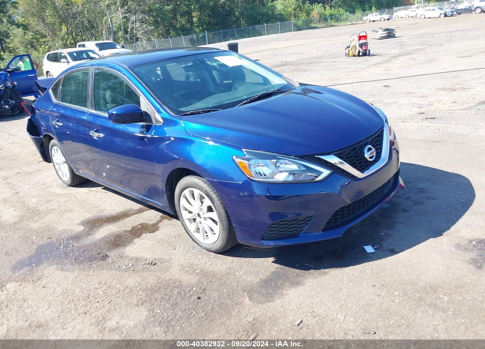 2018 NISSAN SENTRA SV VIN: 3N1AB7APXJL660217