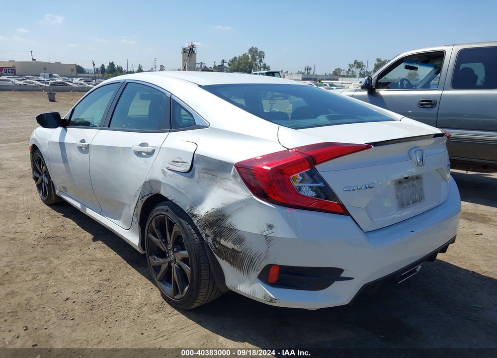 2021 HONDA CIVIC SPORT VIN: 2HGFC2F86MH526016