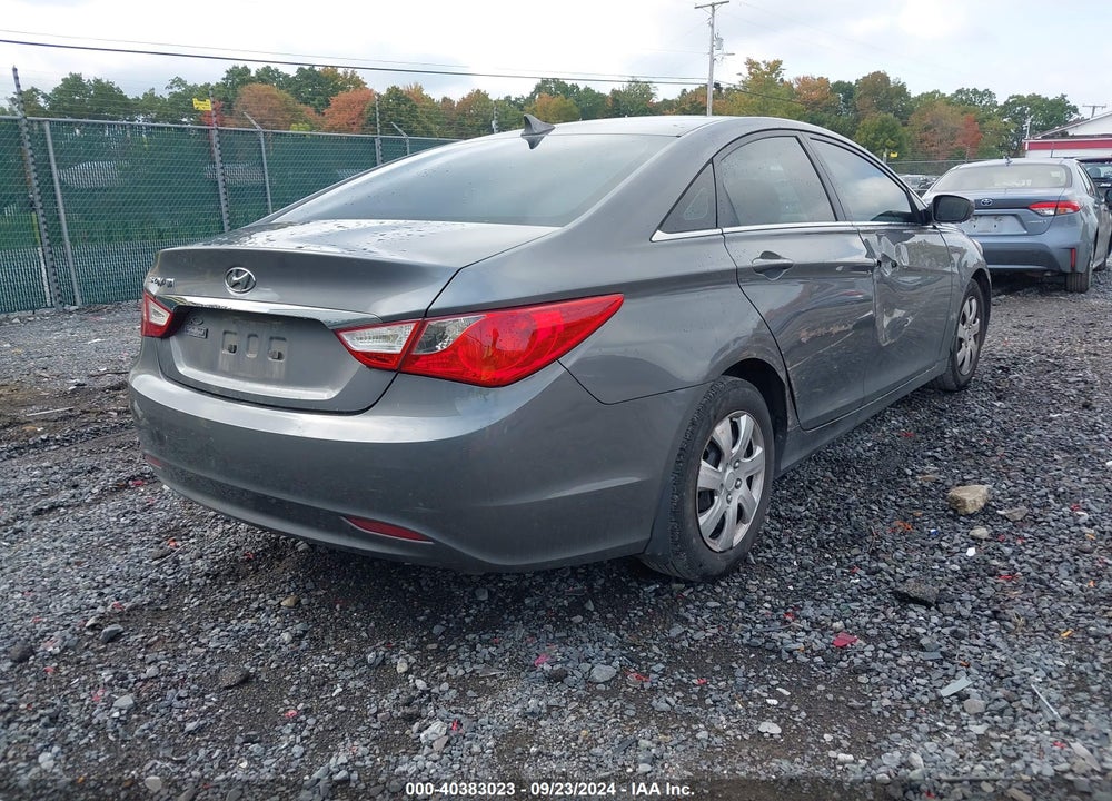 2011 HYUNDAI SONATA GLS VIN: 5NPEB4AC6BH166528