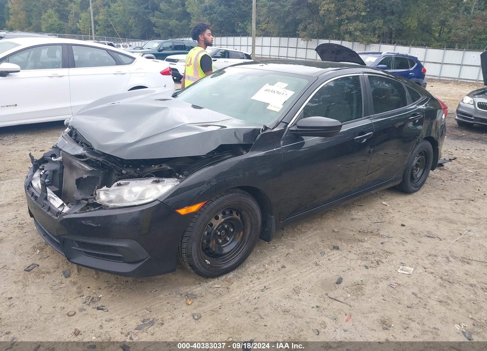 2017 HONDA CIVIC LX VIN: 19XFC2F50HE037682
