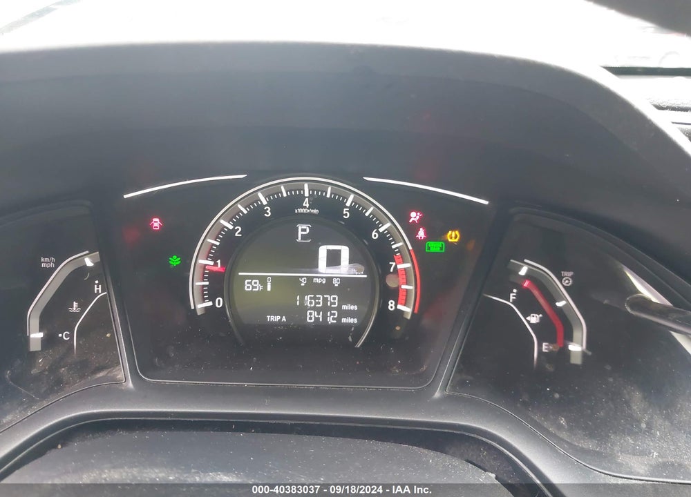 2017 HONDA CIVIC LX VIN: 19XFC2F50HE037682