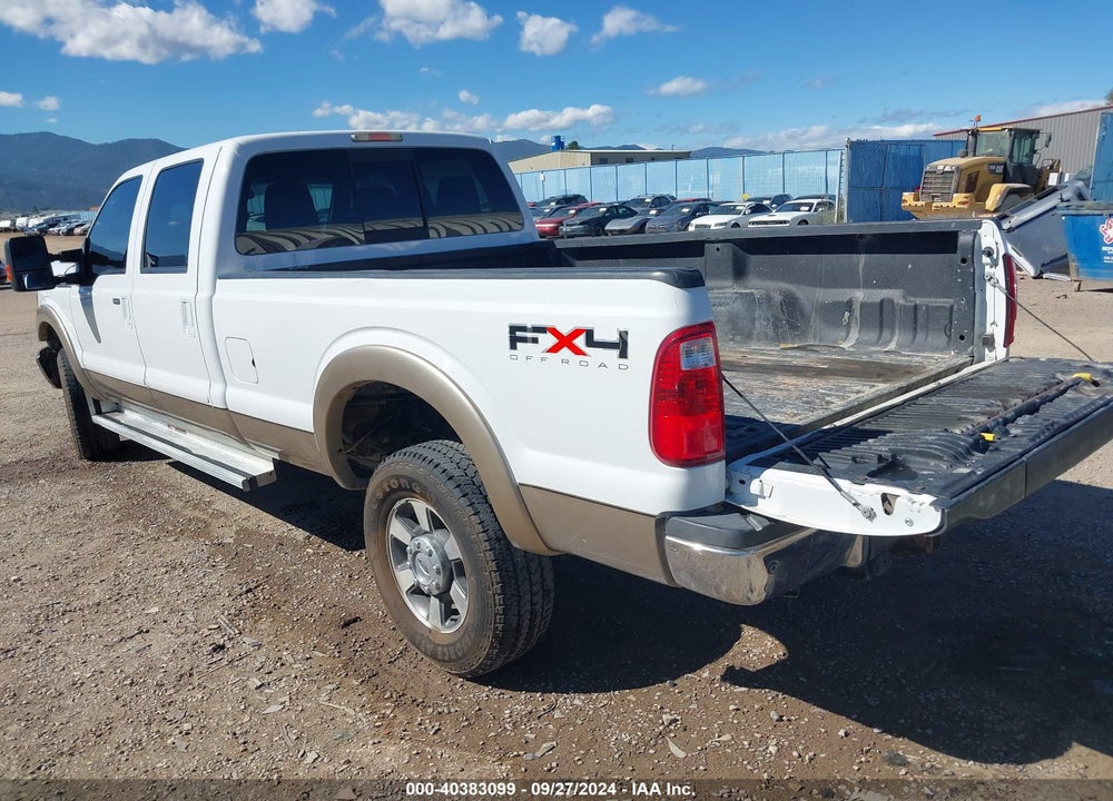 2011 FORD F-350 LARIAT VIN: 1FT8W3B66BEB80787