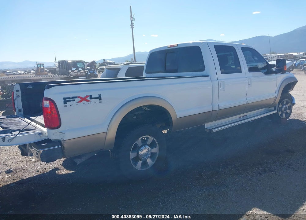 2011 FORD F-350 LARIAT VIN: 1FT8W3B66BEB80787