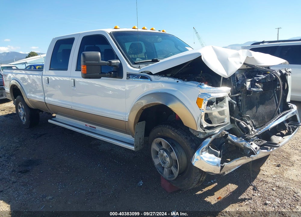2011 FORD F-350 LARIAT VIN: 1FT8W3B66BEB80787
