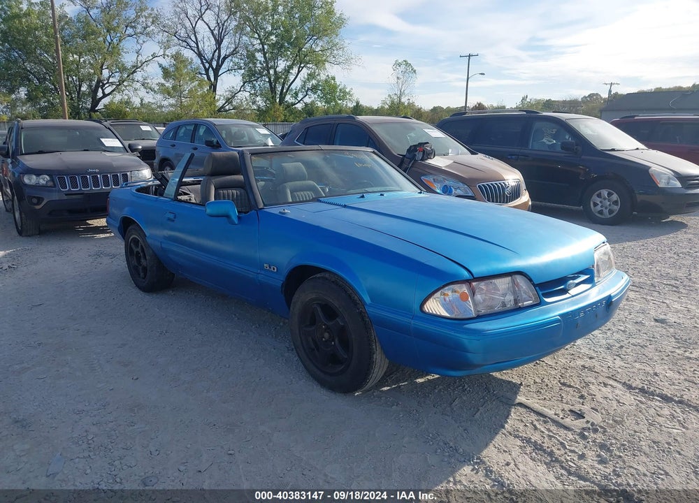 1989 FORD MUSTANG LX VIN: 1FABP44E2KF214236