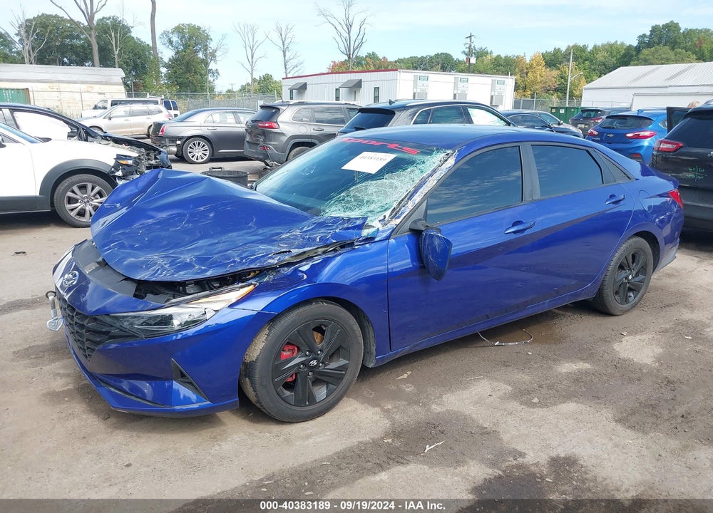 2022 HYUNDAI ELANTRA SEL VIN: KMHLM4AG6NU349664