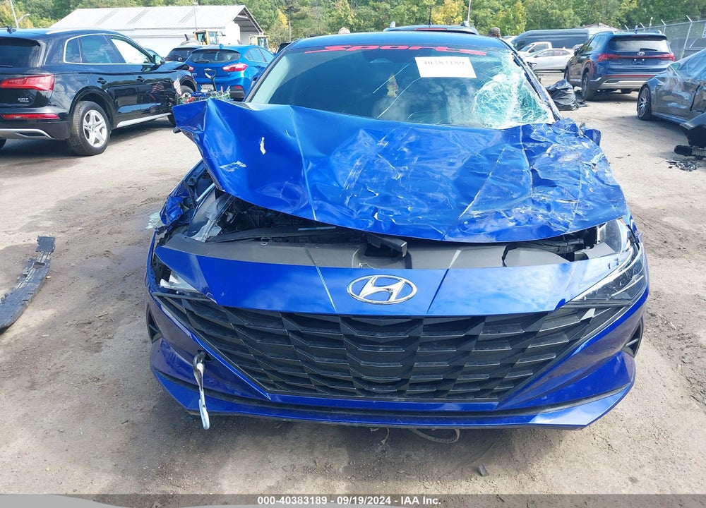 2022 HYUNDAI ELANTRA SEL VIN: KMHLM4AG6NU349664