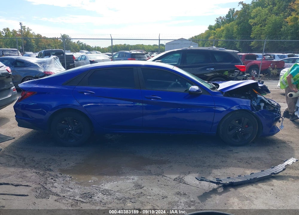 2022 HYUNDAI ELANTRA SEL VIN: KMHLM4AG6NU349664