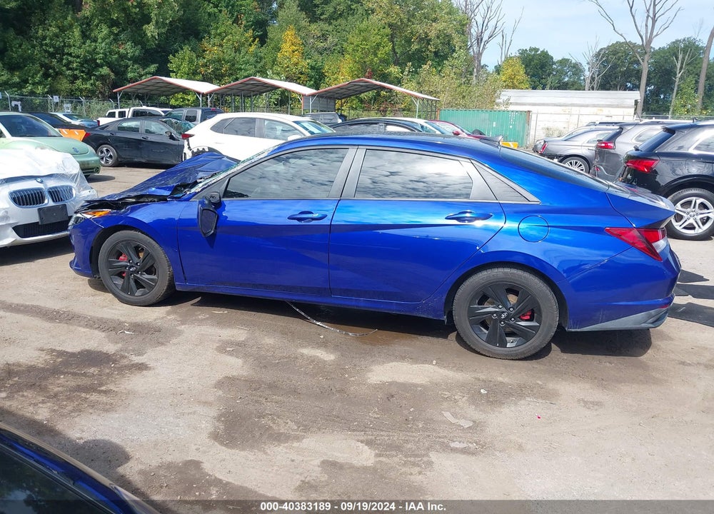 2022 HYUNDAI ELANTRA SEL VIN: KMHLM4AG6NU349664