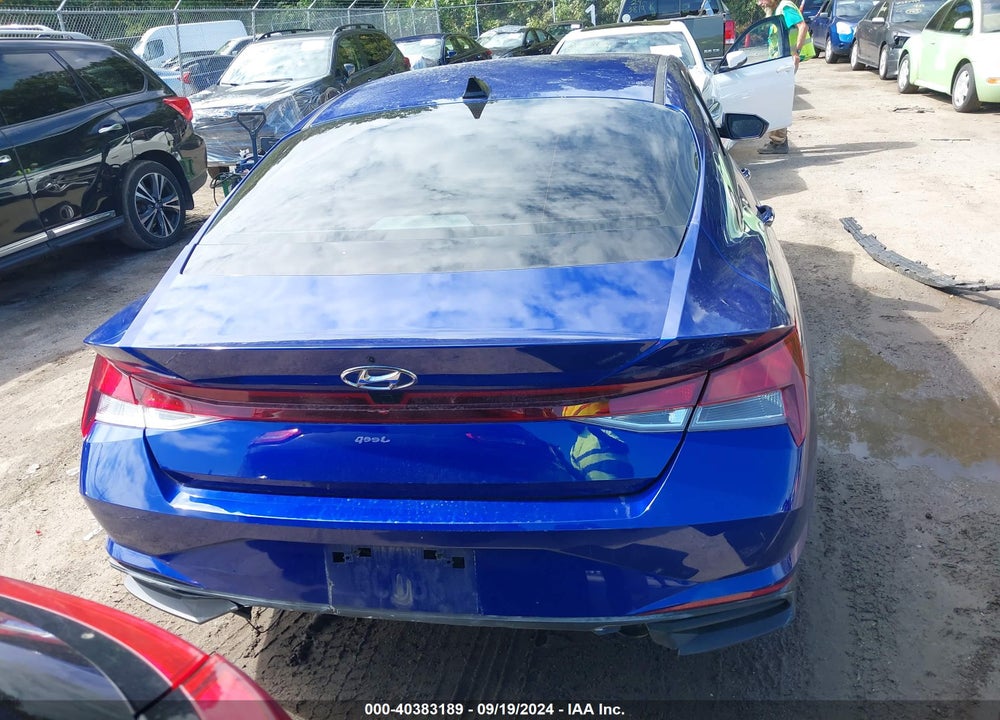 2022 HYUNDAI ELANTRA SEL VIN: KMHLM4AG6NU349664