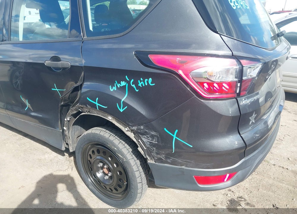 2018 FORD ESCAPE S VIN: 1FMCU0F79JUD40937