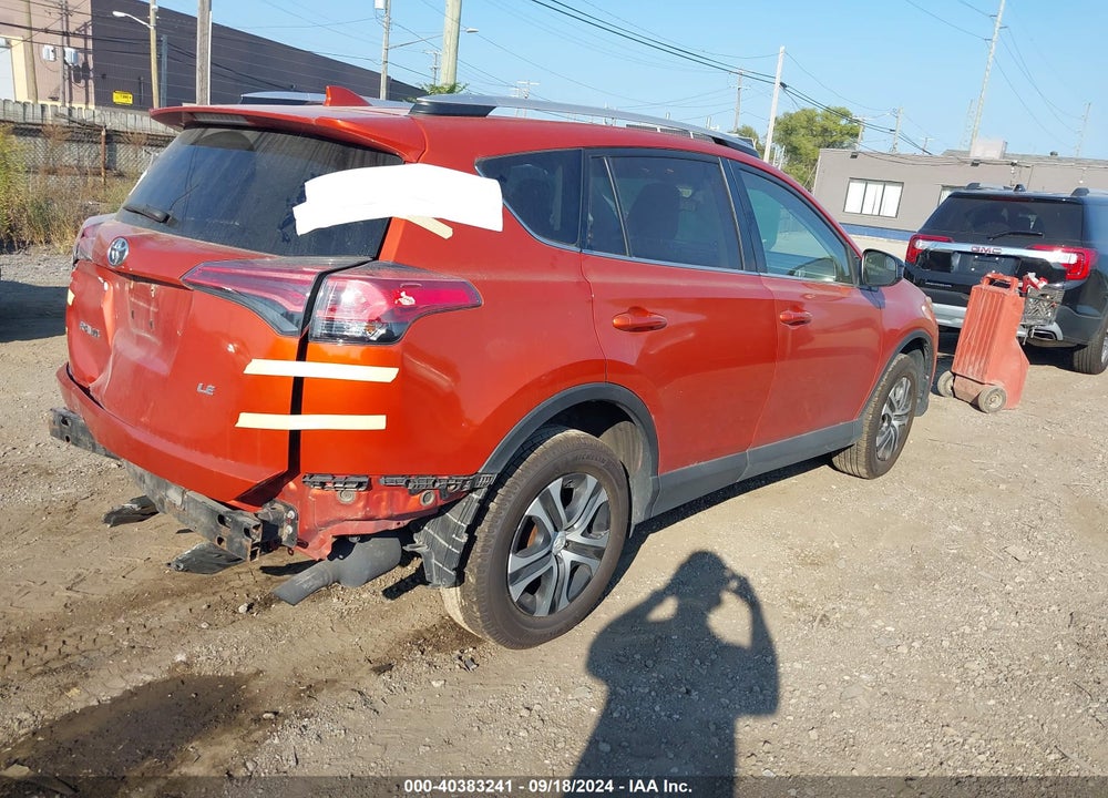 2016 TOYOTA RAV4 LE VIN: 2T3ZFREVXGW281888