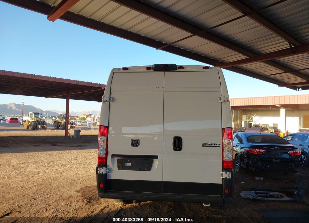 2023 CARGO RAM PROMASTER 3500  VAN HIGH ROOF 159 WB EXT VIN: 3C6MRVJG2PE508656