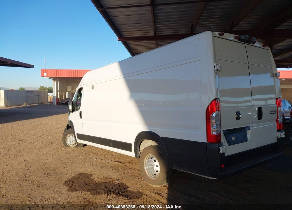2023 CARGO RAM PROMASTER 3500  VAN HIGH ROOF 159 WB EXT VIN: 3C6MRVJG2PE508656