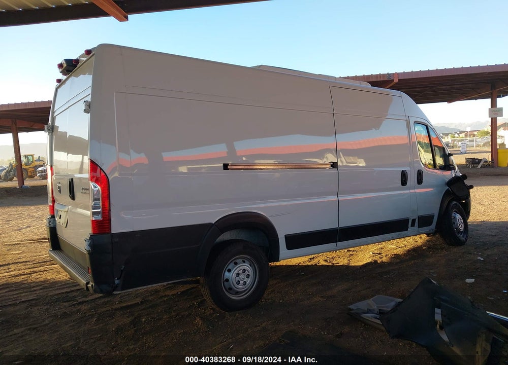 2023 CARGO RAM PROMASTER 3500  VAN HIGH ROOF 159 WB EXT VIN: 3C6MRVJG2PE508656
