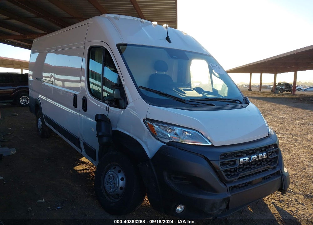 2023 CARGO RAM PROMASTER 3500  VAN HIGH ROOF 159 WB EXT VIN: 3C6MRVJG2PE508656
