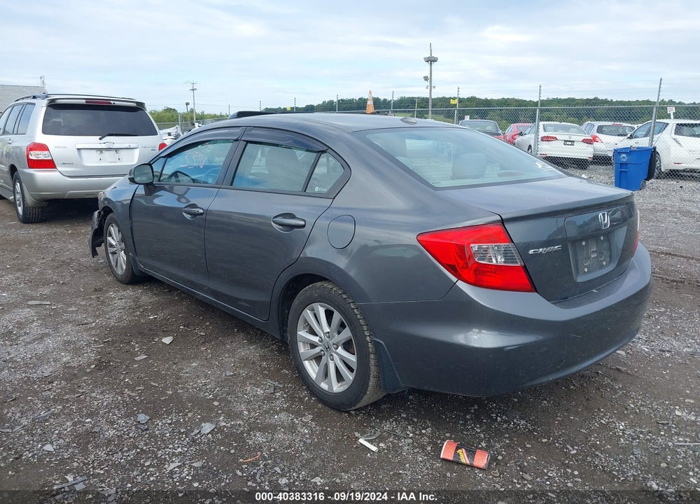 2012 HONDA CIVIC EX-L VIN: 2HGFB2F97CH516900