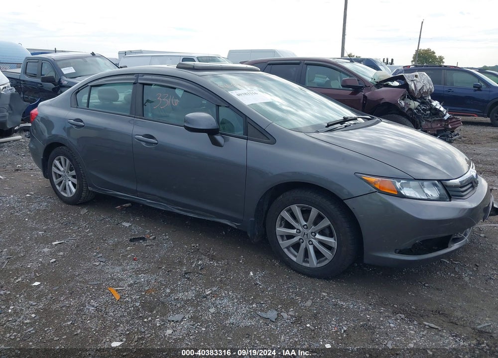 2012 HONDA CIVIC EX-L VIN: 2HGFB2F97CH516900