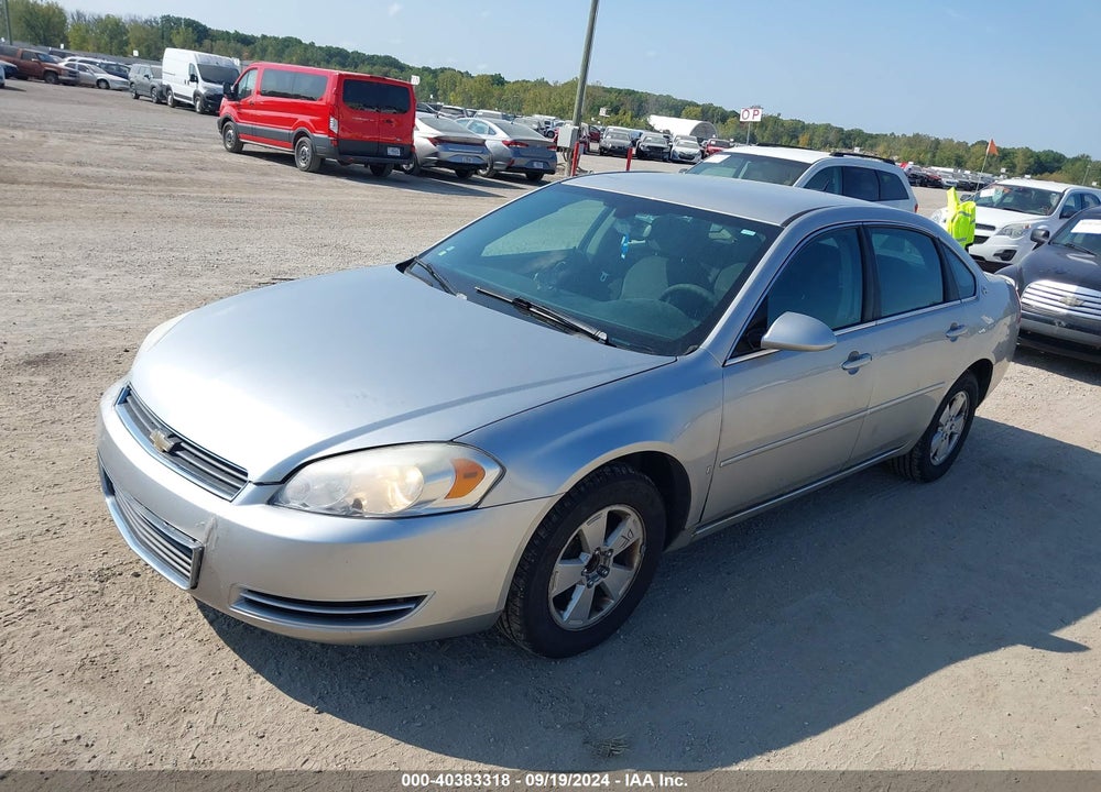 2008 CHEVROLET IMPALA LT VIN: 2G1WT58N389252284