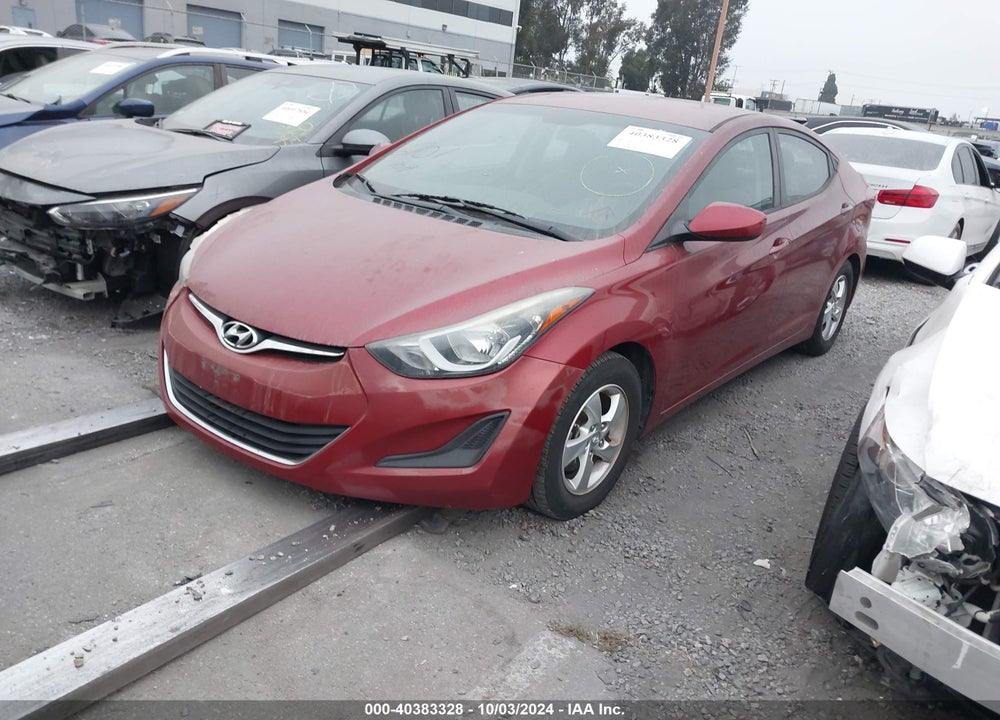 2015 HYUNDAI ELANTRA SE VIN: 5NPDH4AE6FH566199