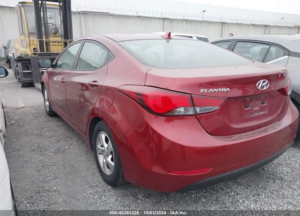 2015 HYUNDAI ELANTRA SE VIN: 5NPDH4AE6FH566199