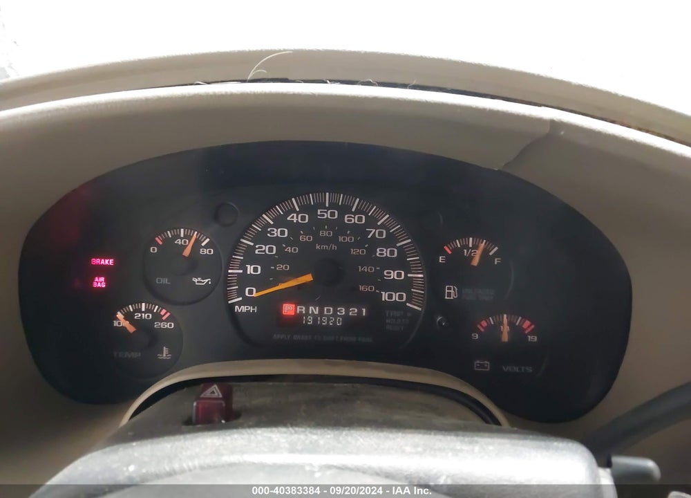 1999 CHEVROLET ASTRO VIN: 1GNDM19W3XB179353