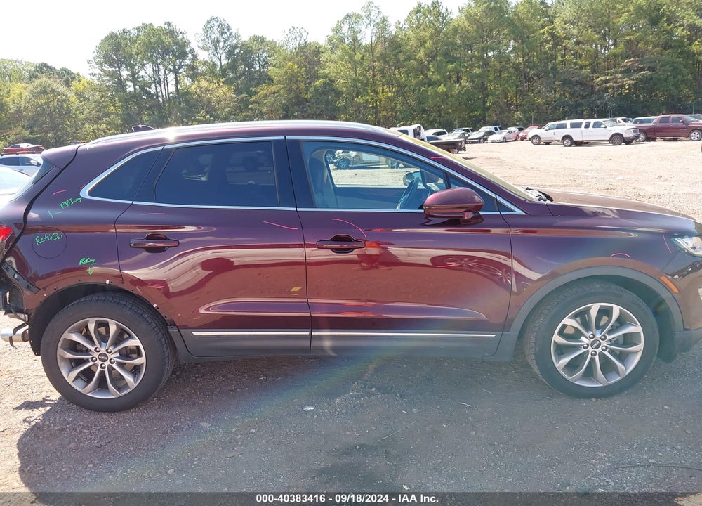 2019 LINCOLN MKC SELECT VIN: 5LMCJ2C91KUL06533