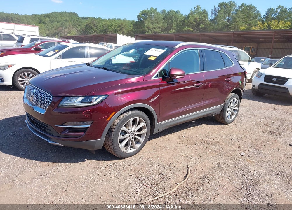 2019 LINCOLN MKC SELECT VIN: 5LMCJ2C91KUL06533