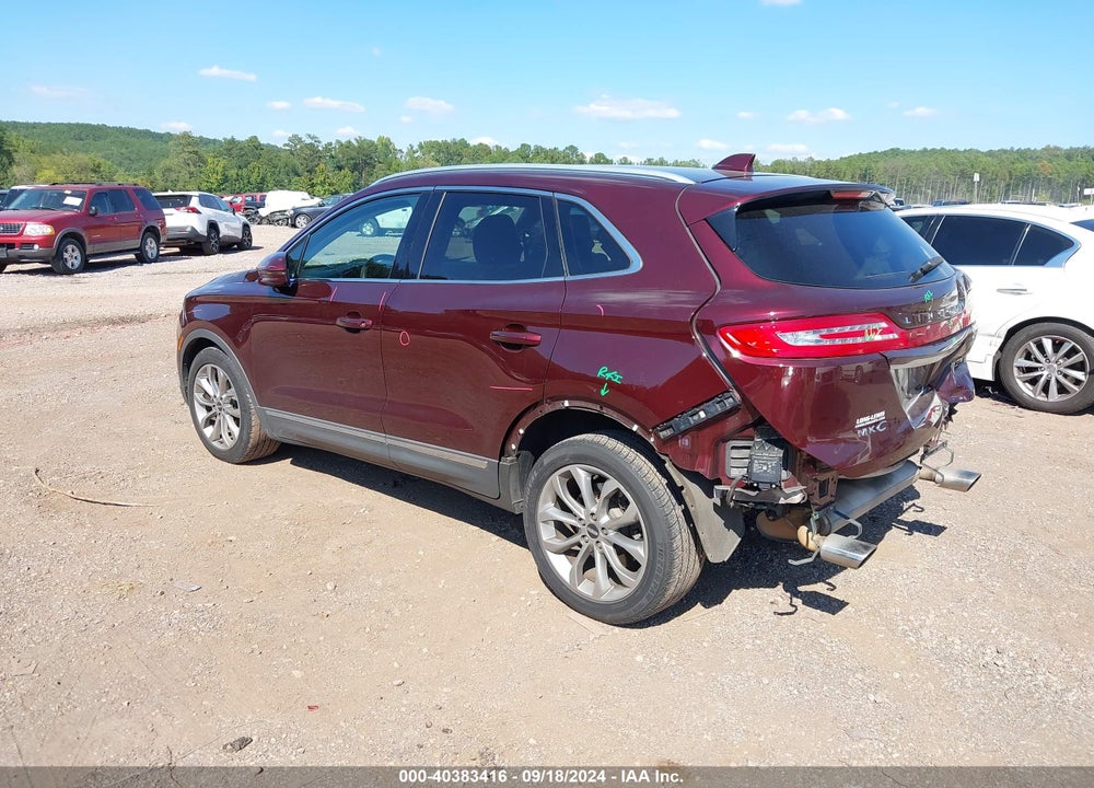 2019 LINCOLN MKC SELECT VIN: 5LMCJ2C91KUL06533