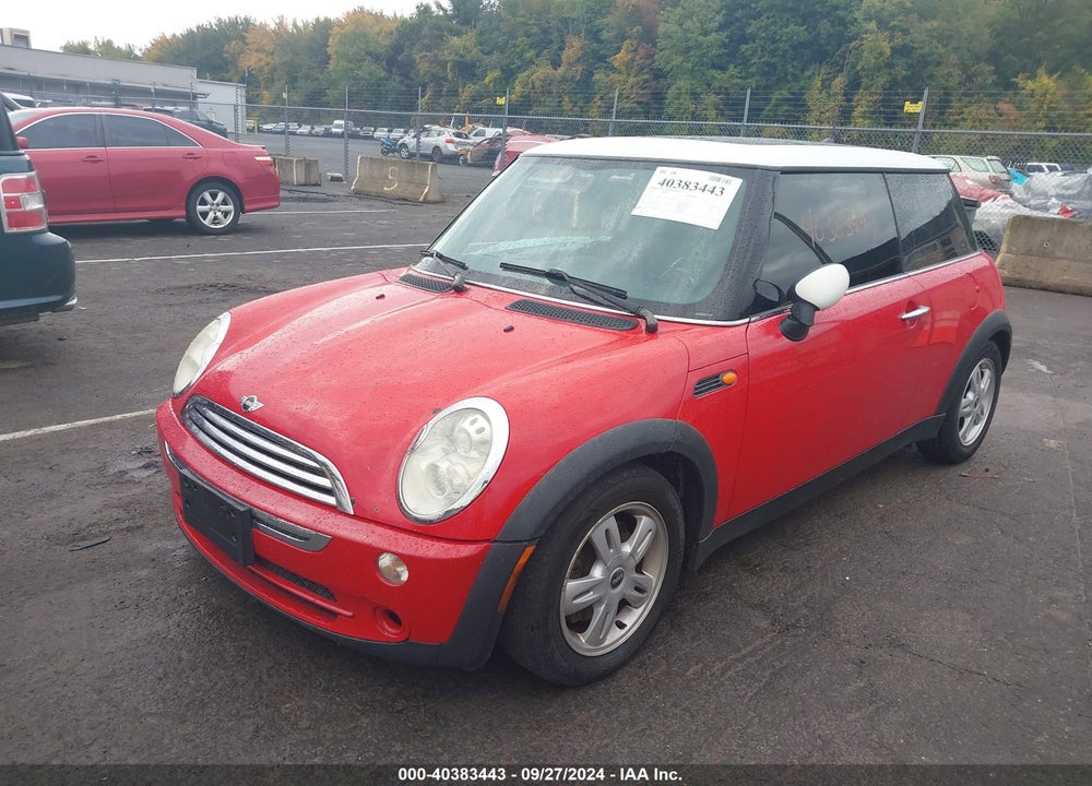 2006 MINI COOPER VIN: WMWRC33526TK17576