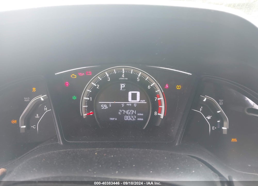 2016 HONDA CIVIC LX VIN: 2HGFC2F57GH529758